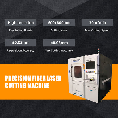 SFX 1KW-3KW Small Fiber Laser Cutting Machine Mini Size 6080 Raycus Laser Cutter 600x800mm for SS Carbon Steel Aluminum Sheet Metal Cutting