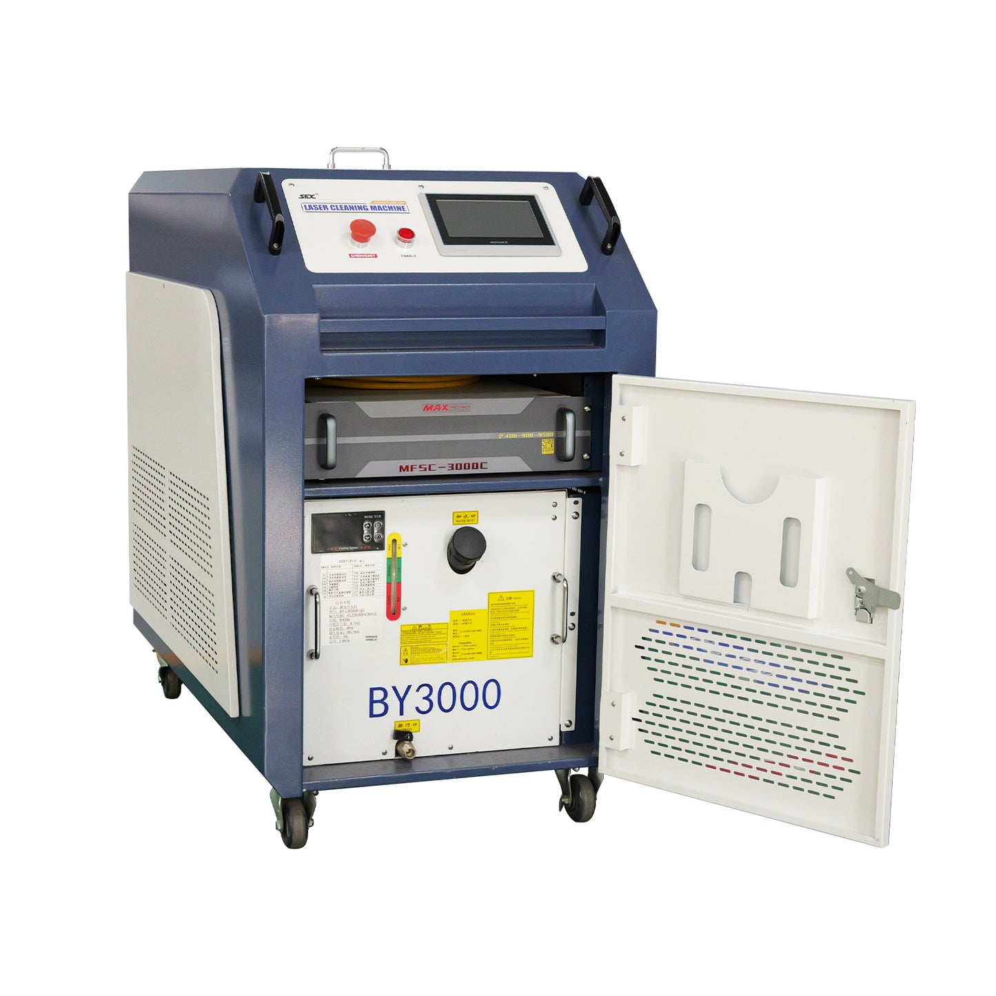 SFX 3000W Laser Rust Removal 400mm Scan Range Laser Cleaning Machine with Anti-Freeze Technology for Rust Oil Painting