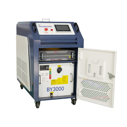 SFX 3000W Laser Rust Removal 400mm Scan Range Laser Cleaning Machine with Anti-Freeze Technology for Rust Oil Painting