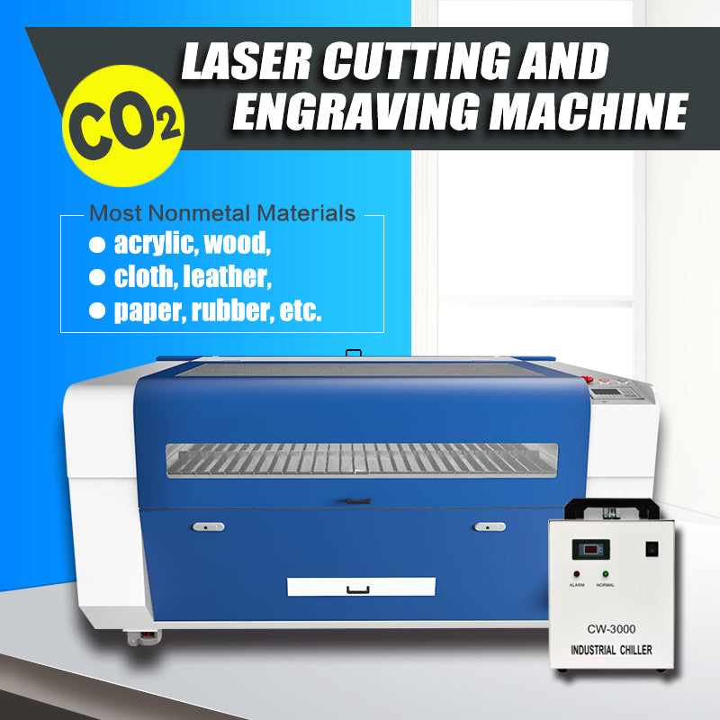 SFX 80W-150W CO2 Laser Engraver 900*600mm Laser Cutter Cutting Engraving Carving Printer Ruida 6445G Systeming Carving Printer Ruida System