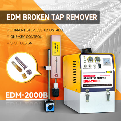 SFX 2000W Portable EDM Broken Tap Remover EDM-2000B Spark Erosion Machine M2-M30 Tap Extractor