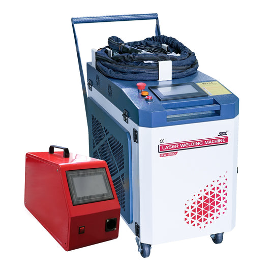 SFX 2-in-1 Handheld BLW 1.5KW-3KW Fiber Laser Welder Laser Welding Machine ＆ Seam Cleaning for Stainless Steel Aluminum Hardware Pipe Tube Plate Welding