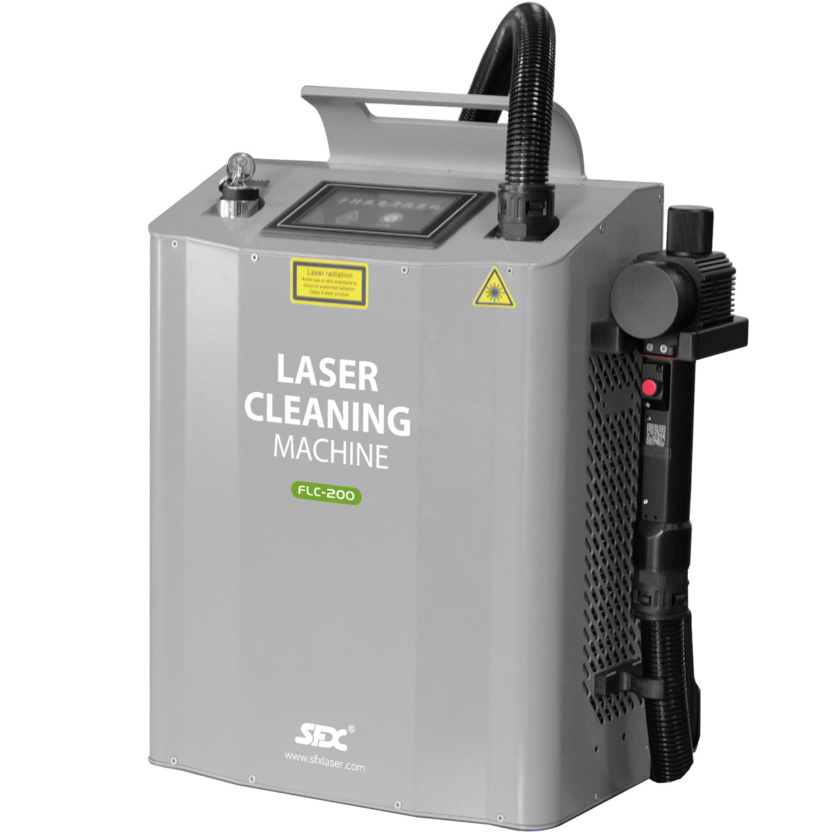 SFX Backpack Laser Cleaning Machine 200W Pulsed Handheld Laser Cleaner for Metal Rust Oil Painting Coating