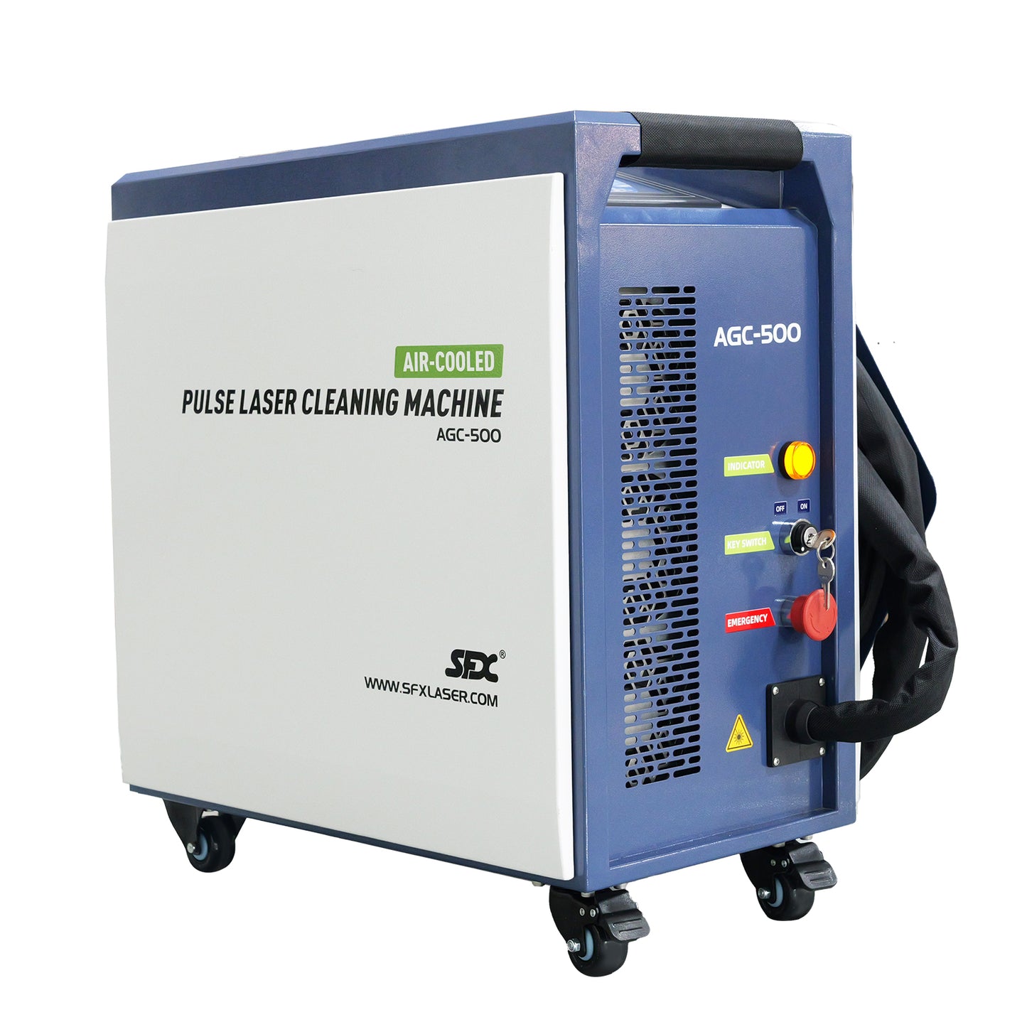 SFX 300W 500W Pulse Laser Cleaning Machine Air-Cooled Laser Rust Removal for Oil Rust Paint