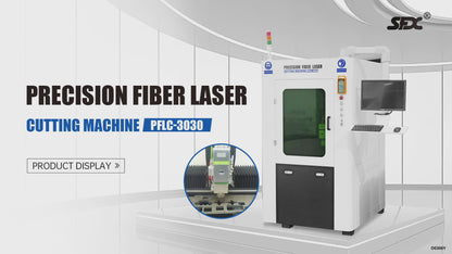 SFX 1KW/1.5KW Small Fiber Laser Cutting Machine Mini Size 3030 Fiber Laser Cutter 300x300mm for SS Carbon Steel Aluminum Sheet Metal Cutting