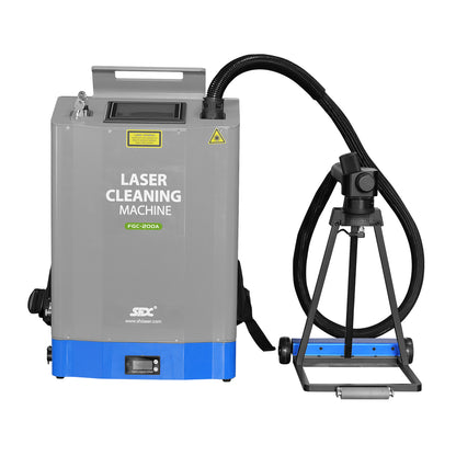 SFX Laser Cleaning Machine 200W Automatic Backpack Pulsed Laser Rust Removal for Rust Wood Oil Painting